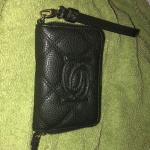 Black leather wallet/cardholder